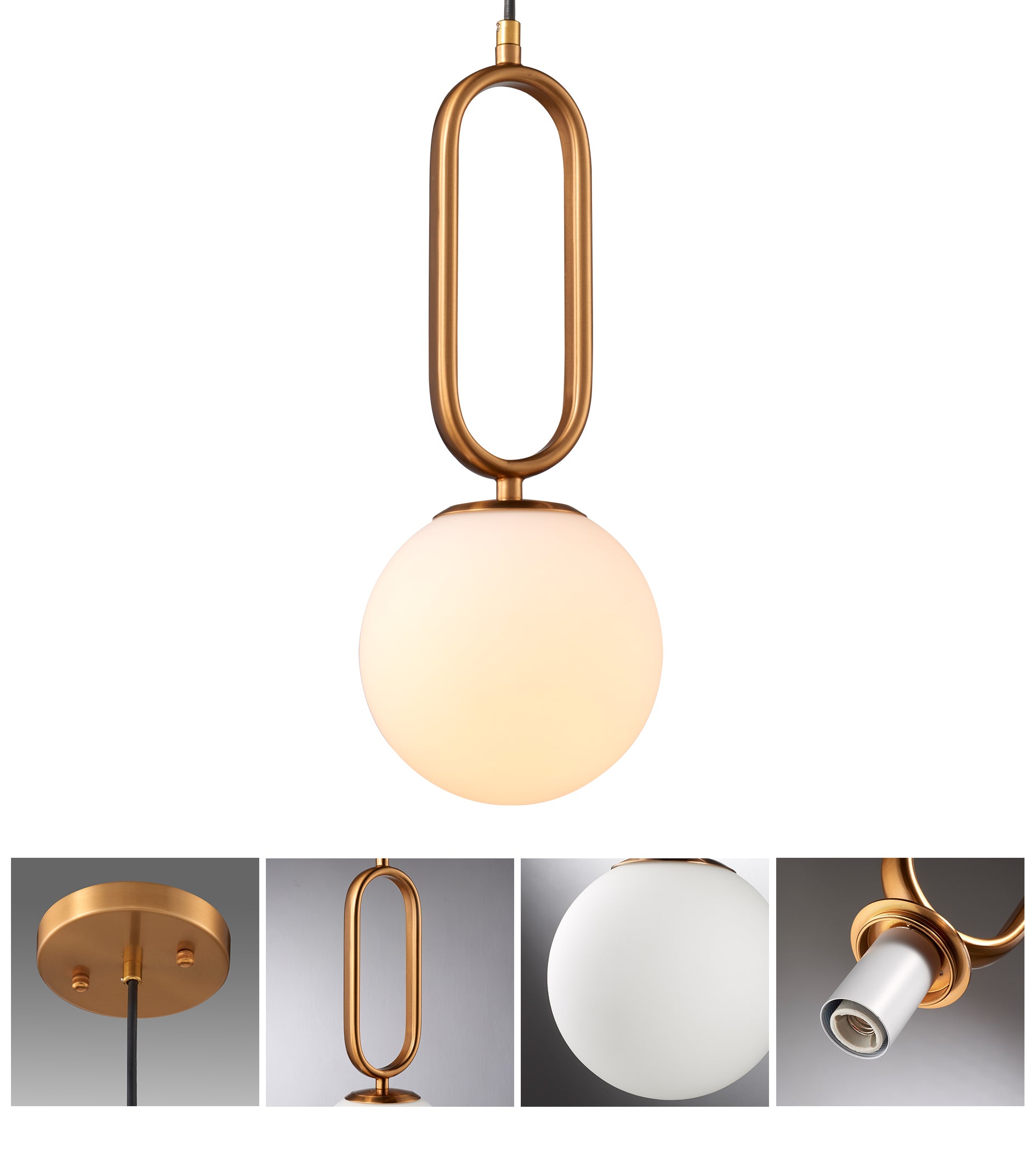 Oval Pinar Gold Pendant