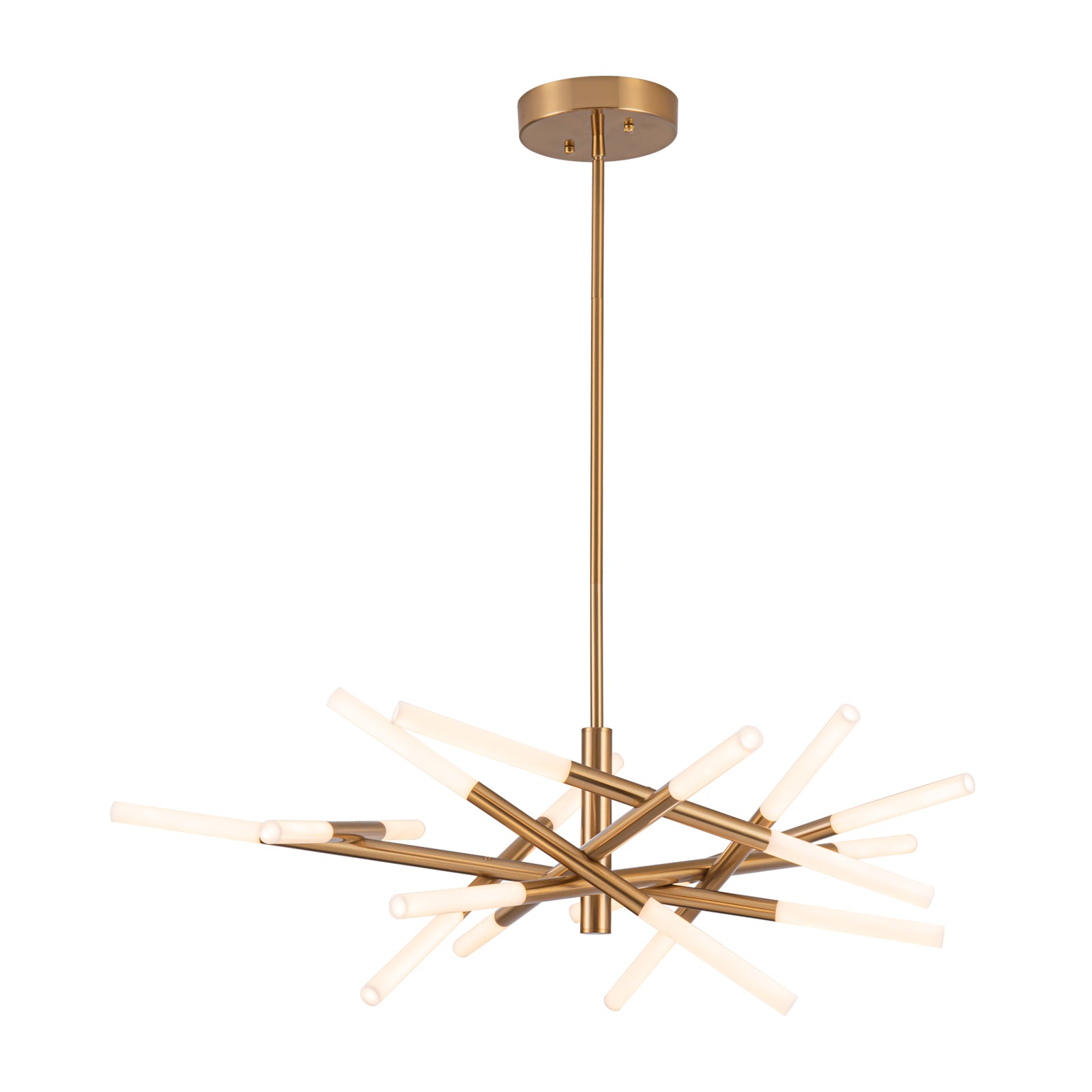 Modern Gold LED Chandelier